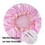 TOPTIE 4 Pcs Shower Hair Caps Reusable and Elastic Band Shower Bonnets Double Layers Hair Caps for Women