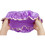 TOPTIE 4 Pcs Shower Hair Caps Reusable and Elastic Band Shower Bonnets Double Layers Hair Caps for Women