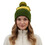 TOPTIE Striped Cuffed Beanie with Pom Pom Unisex Winter & Sports Hat