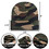 TOPTIE Camo Knit Beanie Hat Uniesx Winter Knitted Thermal Skull Hats for Men & Women