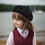 TOPTIE Girls Wool French Beret Hat for Kids, Artist Dome Beret Woolen Beanie Hat