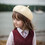 TOPTIE Girls Wool French Beret Hat for Kids, Artist Dome Beret Woolen Beanie Hat