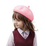 TOPTIE Kids' Wool French Warm Beret Classic Artist Hat for 2-10 Years Old