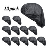 TOPTIE 12 Pack Mesh Chef Hat Breathable Kitchen Cooking Cap, Adjustable Food Service Hair Net for Men and Women