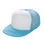 Blank Two Tone Flat Bill Mesh Trucker Cap, Adjustable Snapback, Comes in Different Colors, Price/piece
