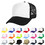 TOPTIE Custom Embroidery Kids 5 Panel Mesh Trucker Cap Foam Trucker Snapback Hat