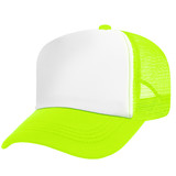 Opromo 5 Panel Mid Profile Mesh Back Trucker Hat, 2 Tone Foam Trucker Snapback Cap