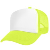 TOPTIE 5 Panel Mesh Back Trucker Hat, 2 Tone Foam Trucker Snapback Cap