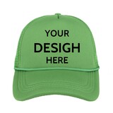 TOPTIE Custom Printed/Embroidery Mid Crown Snapback Cap Mesh Back Trucker Hat