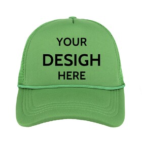 TOPTIE Custom Printed/Embroidery Mid Crown Snapback Cap Mesh Back Trucker Hat