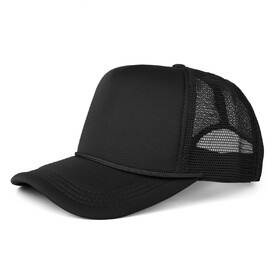 TOPTIE 5 Panel Trucker Hat Mesh Back Snapback Hat with Braid Adult