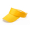 Opromo Plain Sun Visor Cap with Sandwich Bill Adjustable Hat for Men and Women, Price/piece