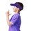 TOPTIE Custom Kids Sun Visor Cap Printing/Embroidery Cotton UV Protection Visors for Boys Girls Aged 2-10 Years Old