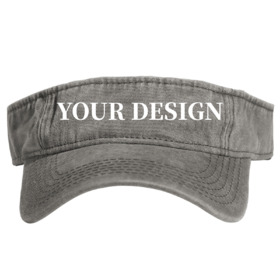 TOPTIE Custom Printing Visor Hats Unisex Sports Sun Visor Twill Washed Cotton Ball Caps For Adult Personalized