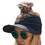 TOPTIE Wide Brim UV Sun Protection Visor Hat Adjustable Nylon Turban Visor Cap for Women Beach Sports