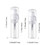 Muka Travel Soap Foam Bottle Empty Mini Plastic Dispenser Foaming Pump Cleaning Cosmetics Packaging Clear Portable for Refillable Castile Shampoo Hand Lotion (50ml/1.7oz), Price/1 piece