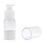 Muka Sample Transparent Empty Airless Pump Lotion Bottles, Airless Lotion Dispenser for Essential Oils, Body Lotion ( 15ml, 30ml )