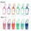 Muka 1oz./30ml Durable Blue Hand Sanitizer Squeeze Bottle with Silicone Holder and Keychain, Price/1 piece