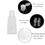Muka 1oz./30ml,2oz./60ML Silicone Portable Shampoo Bottle Split Bottles, Price/1 piece