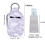 Muka 30ml/1oz. Empty Instant Soap Bottle with Keychain Holder, Price/1 piece