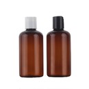 Muka 7.4oz./220ml Amber Bottle Squeeze Containers with Disc Cap Hand Sanitizer Dispensers