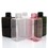 Muka Square Refillable Squeeze Bottles with Disc Top Cap for Shampoo, Body Wash, Lotions, Price/1 piece