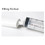 Muka 100ML/3.4oz.Silver Aluminum Plastic Soft Tube with Twist Cap Cream Packaging, Price/1 piece