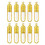 Muka Empty Refillable Plastic Lip Gloss Tube with Gold Lid Reusable Sample Bottle, 5ml/0.17 oz.