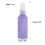 Muka 1.7oz./50ml Colorful Empty Plastic Fine Mist Spray Bottle for Perfume,Toner,Alcohol, Price/1 piece