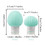 Muka 3 OZ Shell Shape Squeeze Travel Bottles with Flip Cap for Shampoo