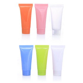 Muka Plastic Cosmetic Tubes with Twist Cap for Hand Cream Sample(0.17oz./0.34oz./0.5oz./0.68oz./1oz./1.7oz.)