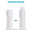 Muka 0.5 OZ /15ML Frosted Airless Lotion Bottle with Rotating Pump, Price/1 piece