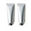Muka 100ML/3.4oz.Silver Aluminum Plastic Soft Tube with Twist Cap Cream Packaging, Price/1 piece
