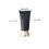 Muka 1.7oz./50ML Black Cosmetic Cream soft Tube with Twist Cap, Price/1 piece