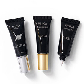 Muka Customized Soft Tubes, Personalized Makeup Eye Cream Bottle Cosmetic Sample Soft Tube, Laser Engraved, 10ML/ 0.34 OZ