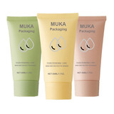 Muka Customized Soft Tubes, Personalized Refillable Soft Tubes Squeezable Tubes with Twist Cap, Laser Engraved, 1.7 OZ