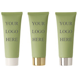 Personalized Plastic Green Tubes Bottle Squeezable Tubes with Twist Cap, Laser Engrave, 3.4OZ
