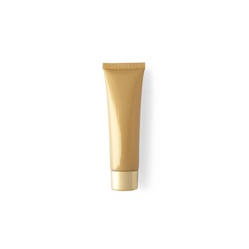 Aspire 4 Pack 1.7 OZ/3.4 OZ Gold Plastic Cosmetic Tube Squeezable Tubes For Skin Care with Screw Cap