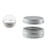 Muka 10g 20g Metal Tin Steel Flat Silver Metal Tins Jars Empty Slip Slide Round Tin Containers With Tight Sealed Cover