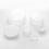 Muka 12PCS 10G Plastic Clear Cream Jars Lotion Bottles with Removable Inner Liners & Dome Lids