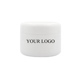 Custom Cosmetic Cream Jar with Liners & Dome Lids, One Color Silk Screen