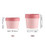 Muka 50g/100g Empty Leak-proof Cosmetic Pot Jars Plastic Mask Container with Inner Liners