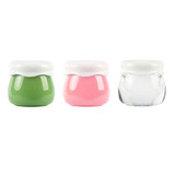 Muka 10g Round Container Cream Jars Travel Bottle