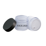 Custom Frosted Cosmetic Cream Jar Cosmetics Container 50g PET, One Color Silk Screen