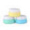 Muka 1oz./30ml Yellow Silicone Cream Jars for Toiletries Travel Accessories Bottles