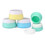 Muka 1oz./30ml Yellow Silicone Cream Jars for Toiletries Travel Accessories Bottles
