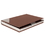 Custom Promotional Leather & Stainless Steel Business Card Holder, 3.67" x 2.36" x 0.3", Price/Piece