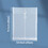 Aspire Transparent Plastic Document Folder A4 Size Waterproof Envelope with String Tie Closure Office Filing Organizer