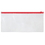 Aspire Custom Poly Zipper Envelope File Folders Transparent A6, Check-size File Bags, Pen Pouches Pencil Case 5 Colors, Price/piece