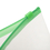 Muka 24PCS PVC Zipper Envelope File Folders, Transparent PVC Storage Bags with Label Pocket